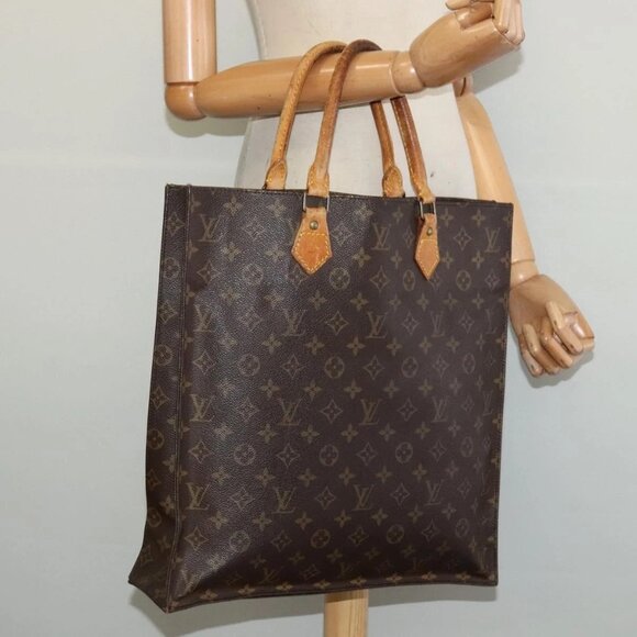 LOUIS VUITTON Monogram Sac Plat Hand Bag - Picture 1 of 16